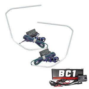 GMC Yukon Headlight Halo Kit - ORACLE Lighting - ColorSHIFT w/ BC1 Controller - `15-`20